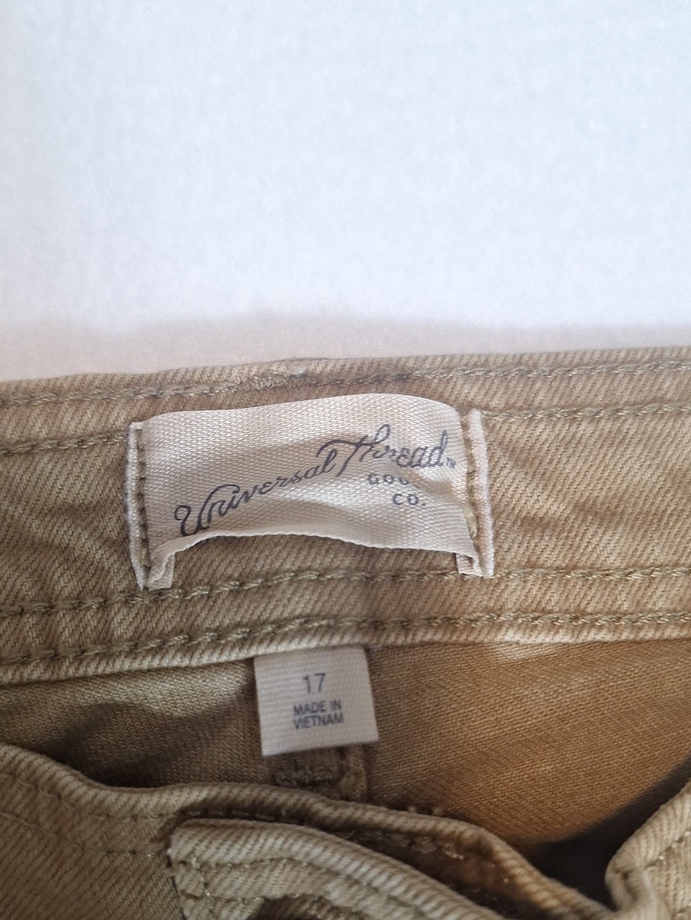 Universal Thread Women Sailor Wide Leg Khaki Jeans - Picture 5 of 10